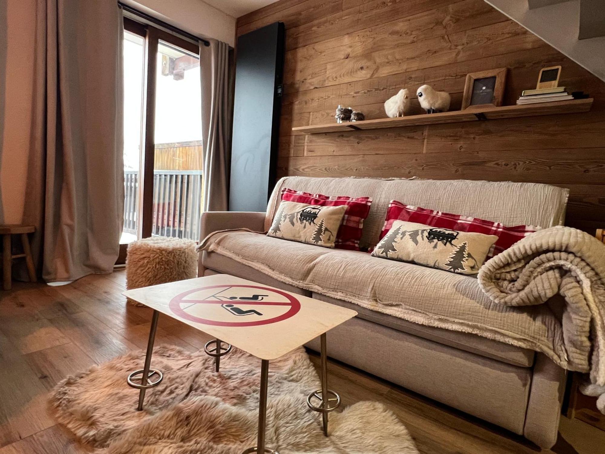 Les Tanieres De Montgenevre - La Marmotte - Duplex 4 P Entierement Renove Avec Vue Magnifique Apartment ภายนอก รูปภาพ